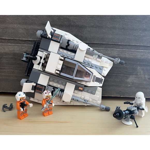 Lego Other - LEGO 2014 Star Wars Snowspeeder (75049) All Figs, Manual - Build Missing 2 Pcs